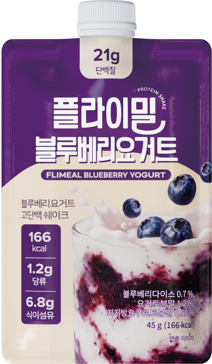 플라이밀 단백질쉐이크 블루베리요거트