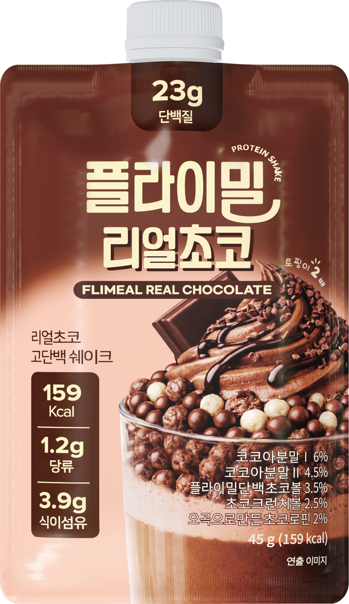 플라이밀 단백질쉐이크 리얼초코