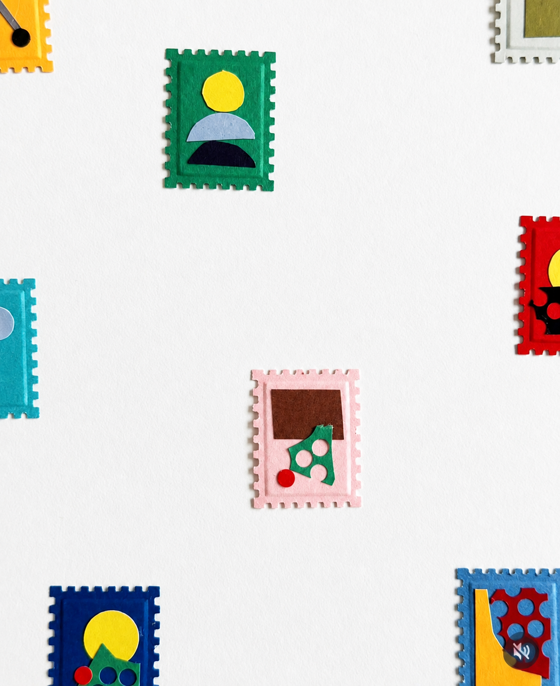 마키토이ㆍSTAMP — Paper Collage Stickers