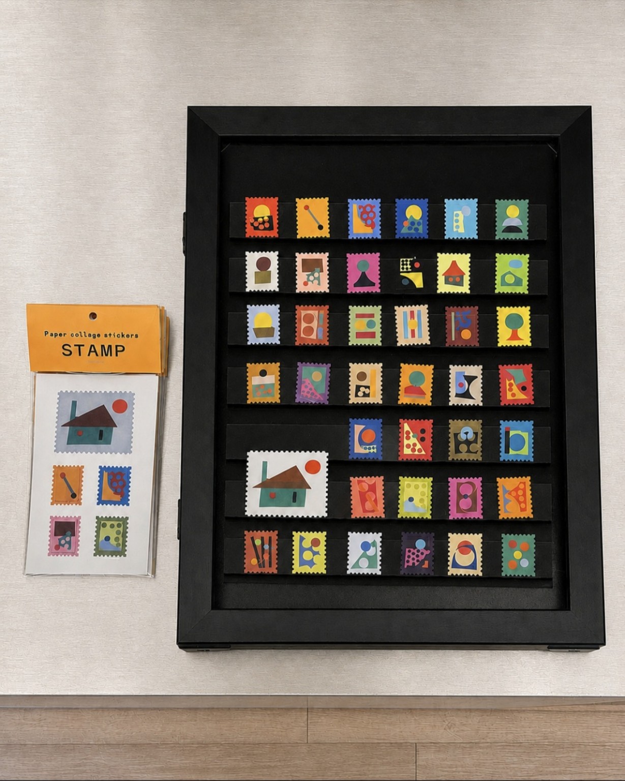 마키토이ㆍSTAMP — Paper Collage Stickers