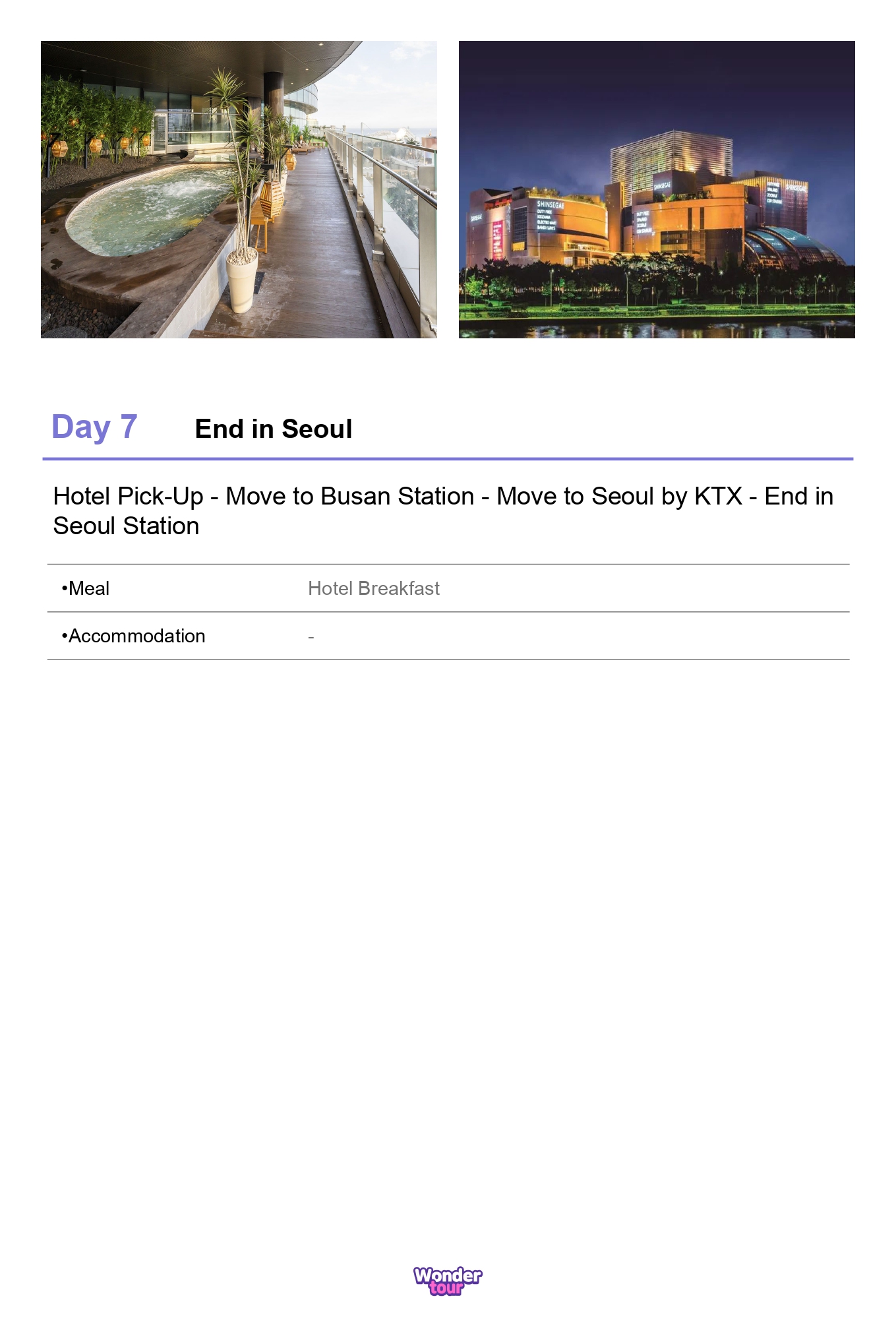 Discover Korea in 7days - Seoul, Jeju, Busan