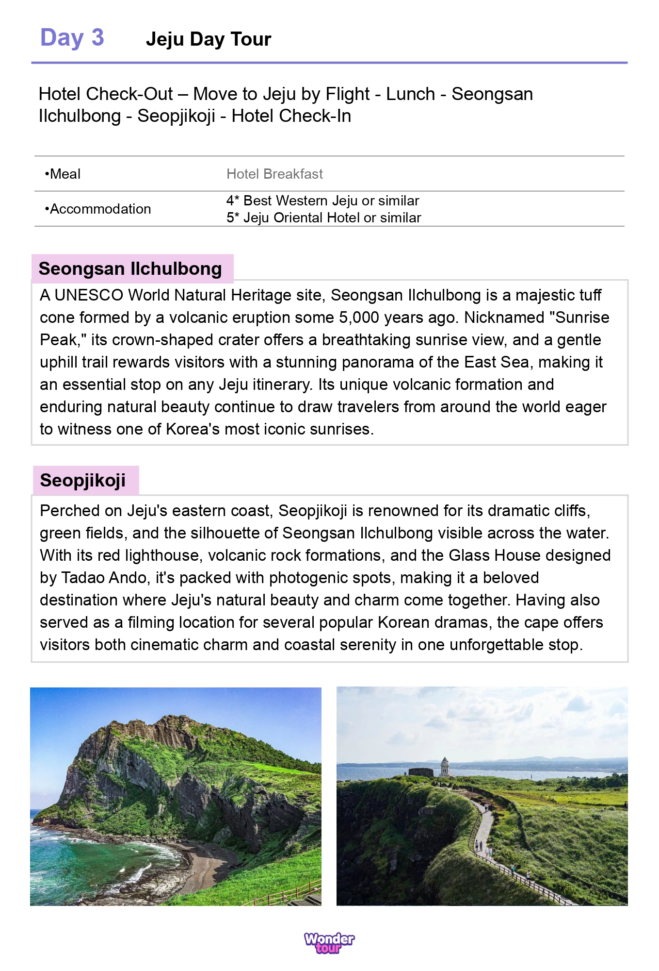 Discover Korea in 7days - Seoul, Jeju, Busan