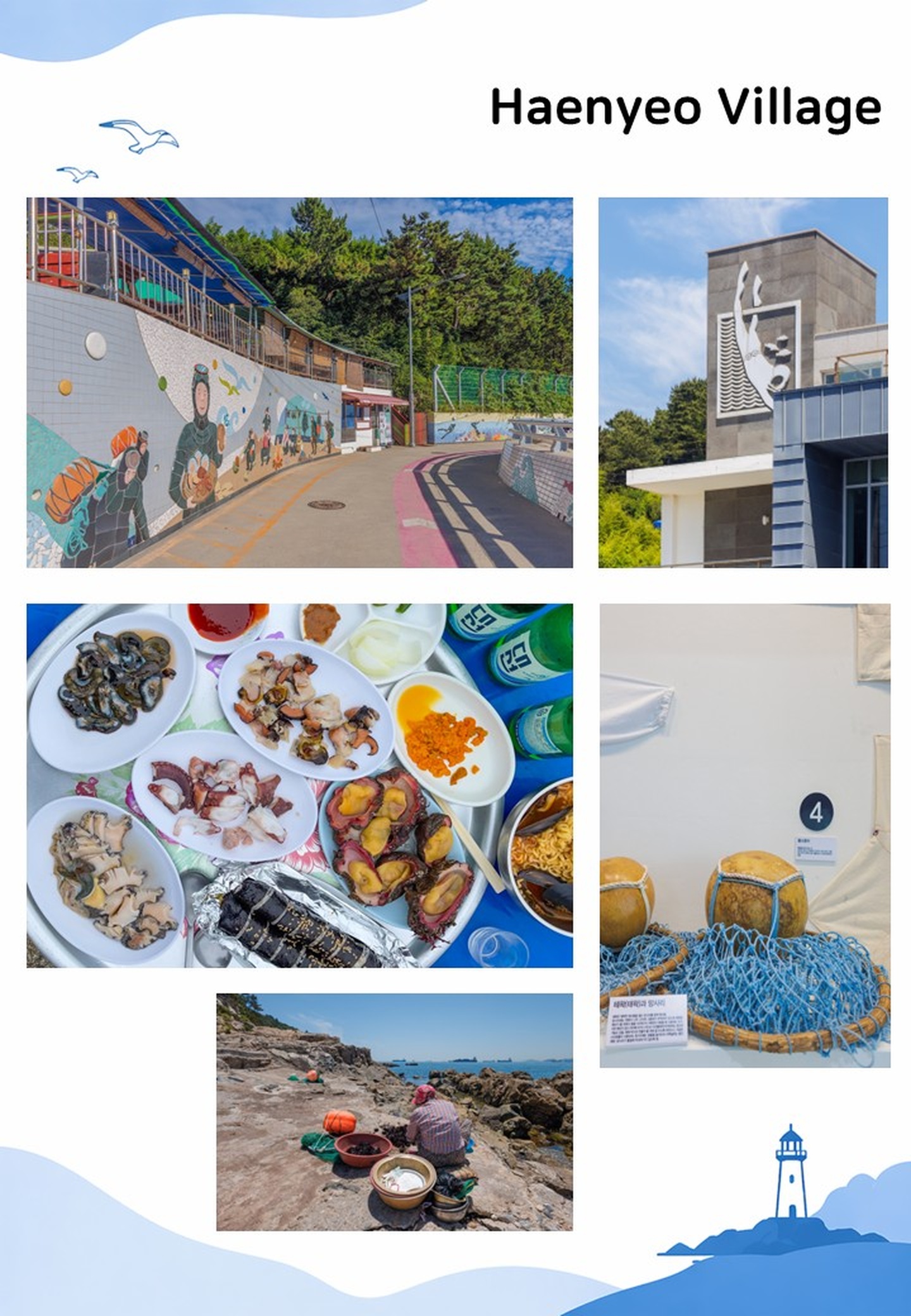 [Busan] Haenyeo Outfit or Fishing with Haenyeo Village Visit