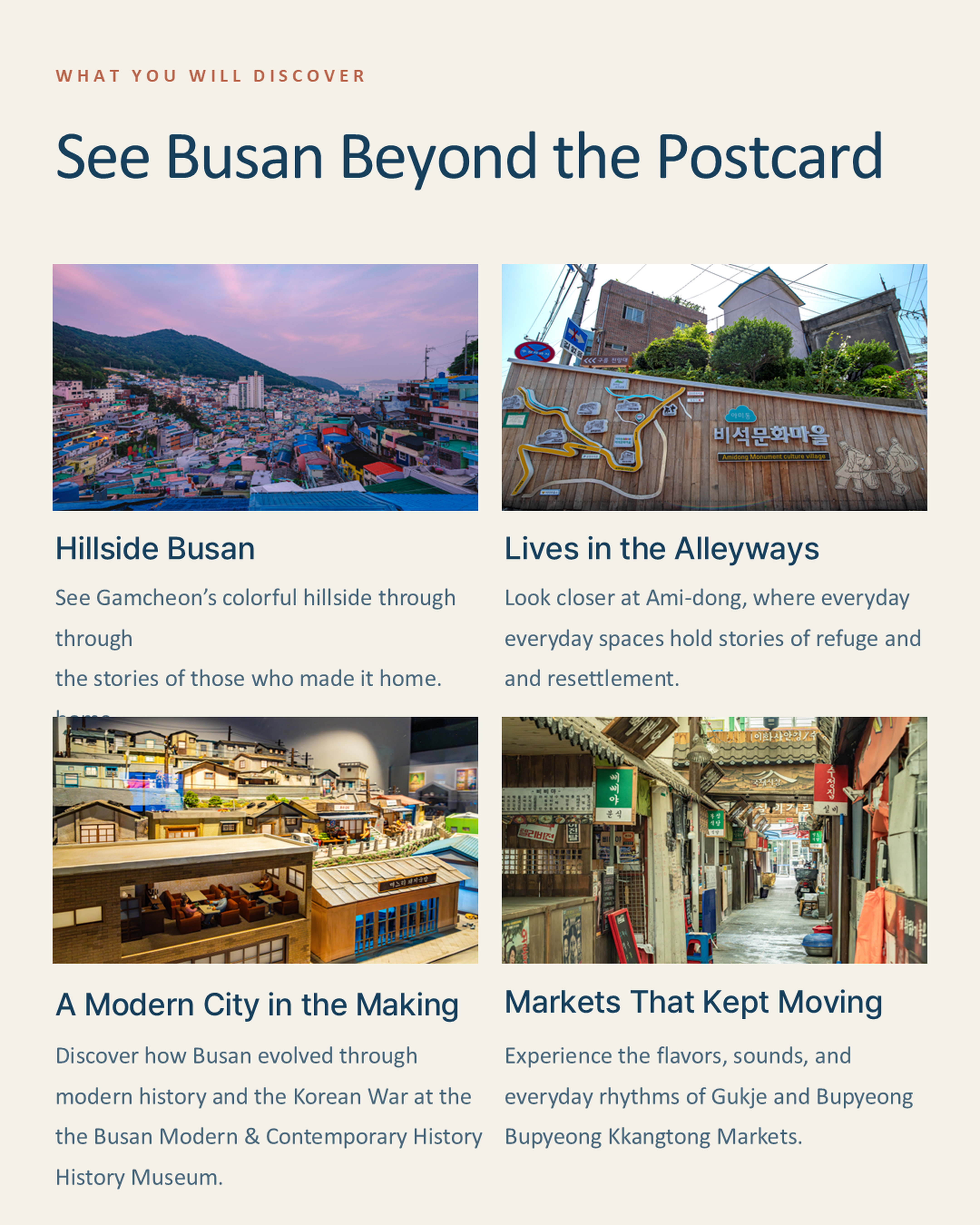 [Busan] TRACE BUSAN | Hidden History & Local Market Half-Day Tour