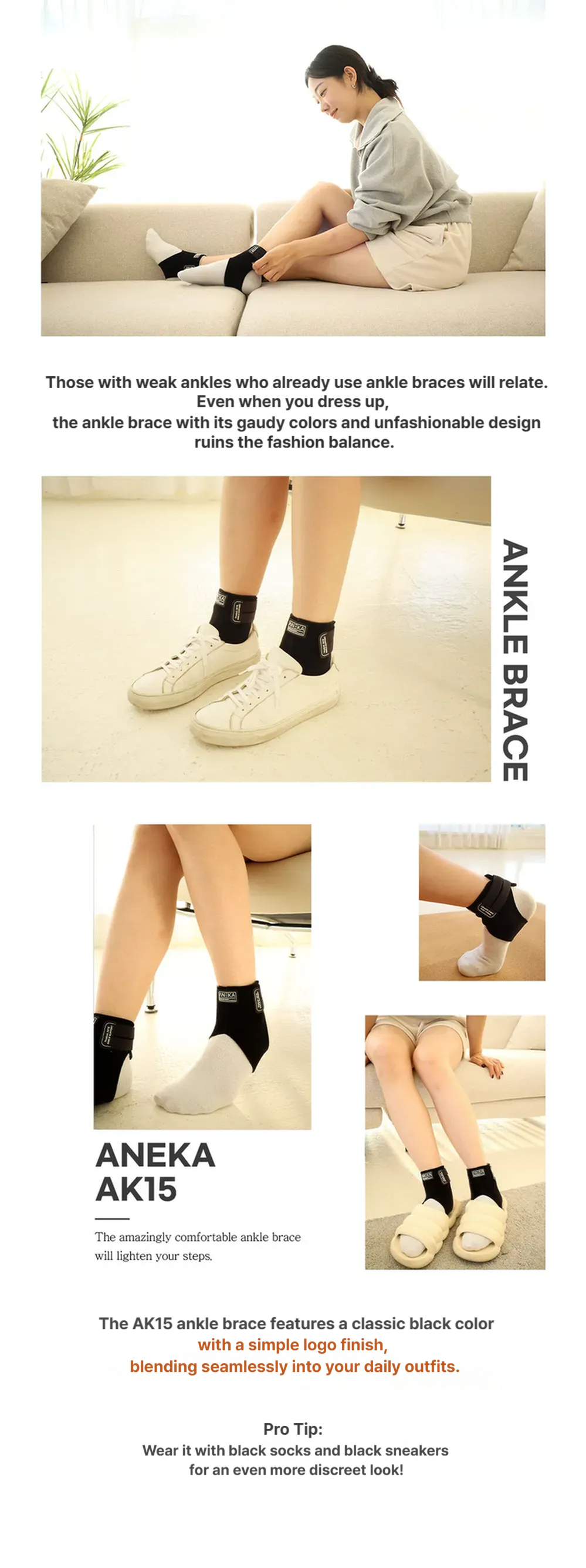 Anneka AK15 ankle brace
