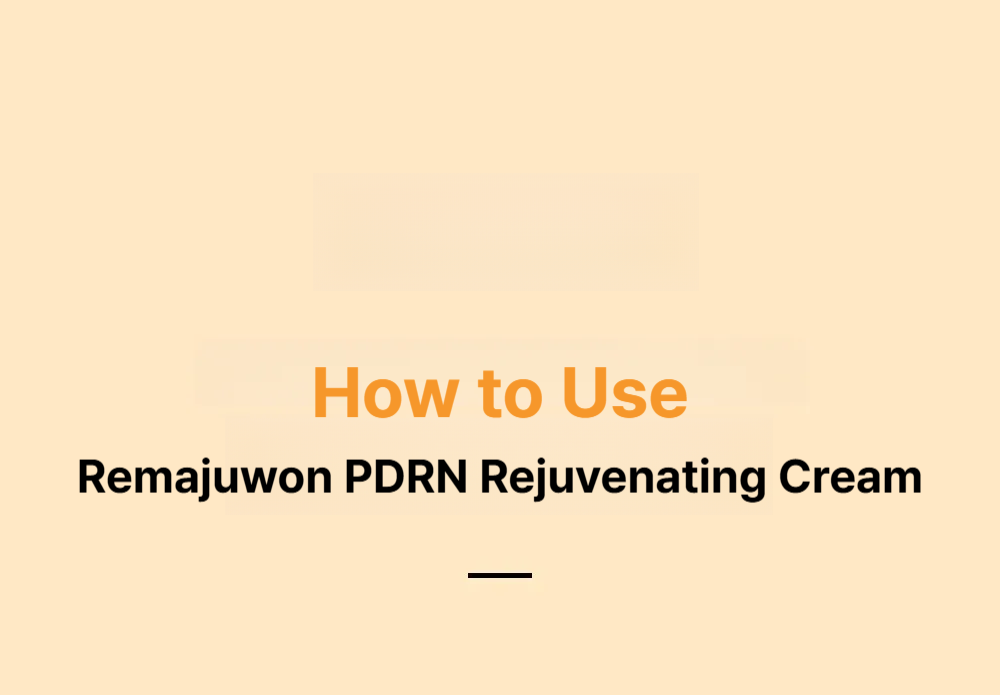 Remajuwon PDRN Rejuvenating Cream
