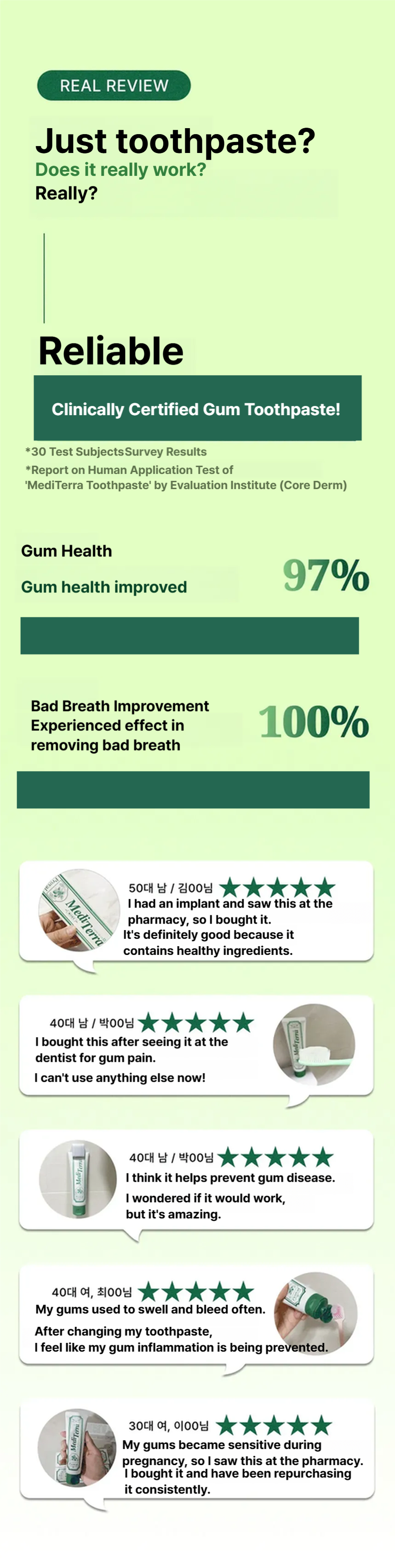 PROVAL Mediterra toothpaste for gum disease