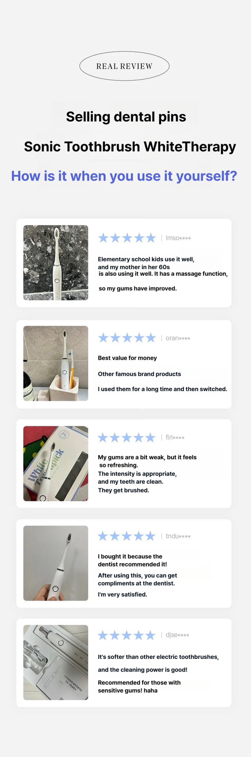 PROVAL White Therapic Electric Toothbrush