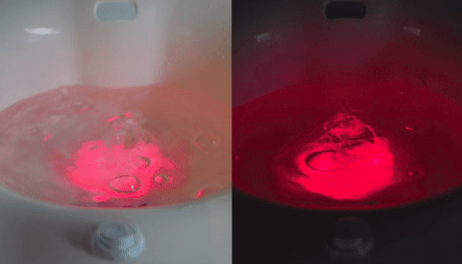 LIVL LED infrared Bubble Seat Bath