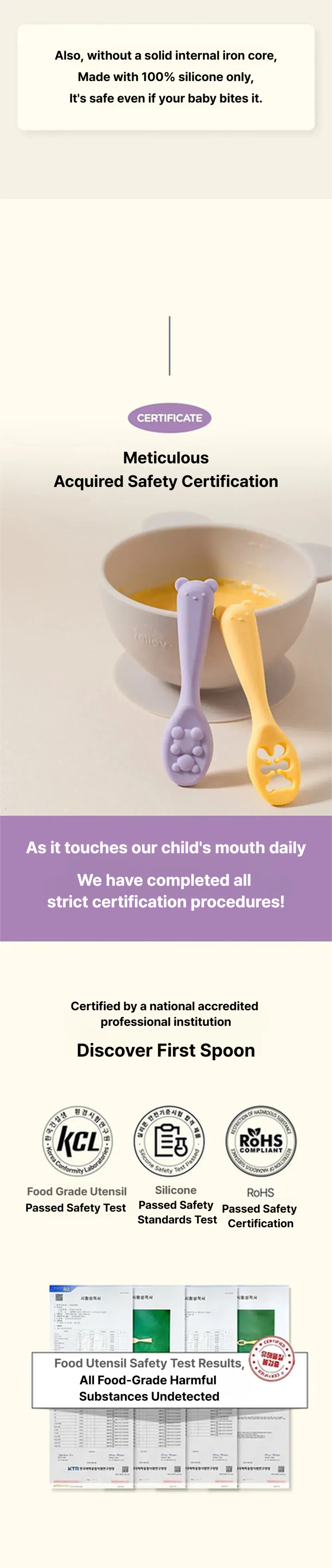 Reliev First Baby Food Spoons