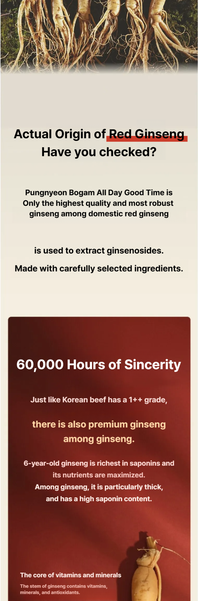 Pungnyeonbogam 6-Year-Old Goryeo Red Ginseng Extract All Day Good Time Red Ginseng Sticks 10g x 10 Packets Bulk Packaging