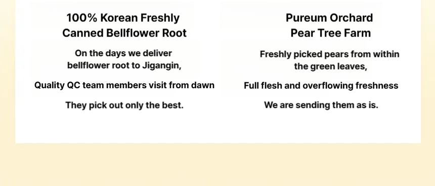 Jigangin Balloon Flower & Pear Juice 80ml, 10 packets