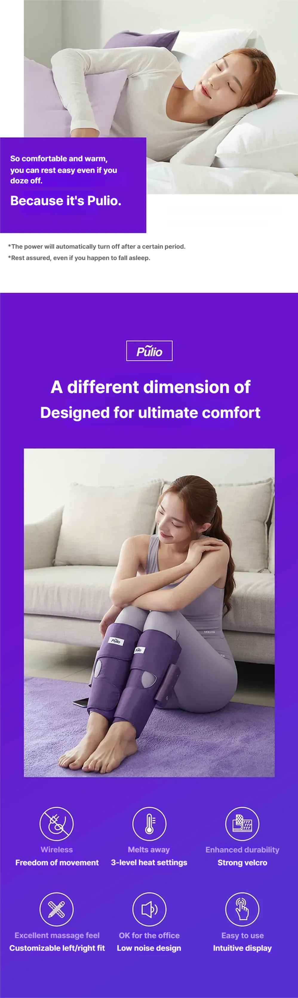 Pulio calf massager