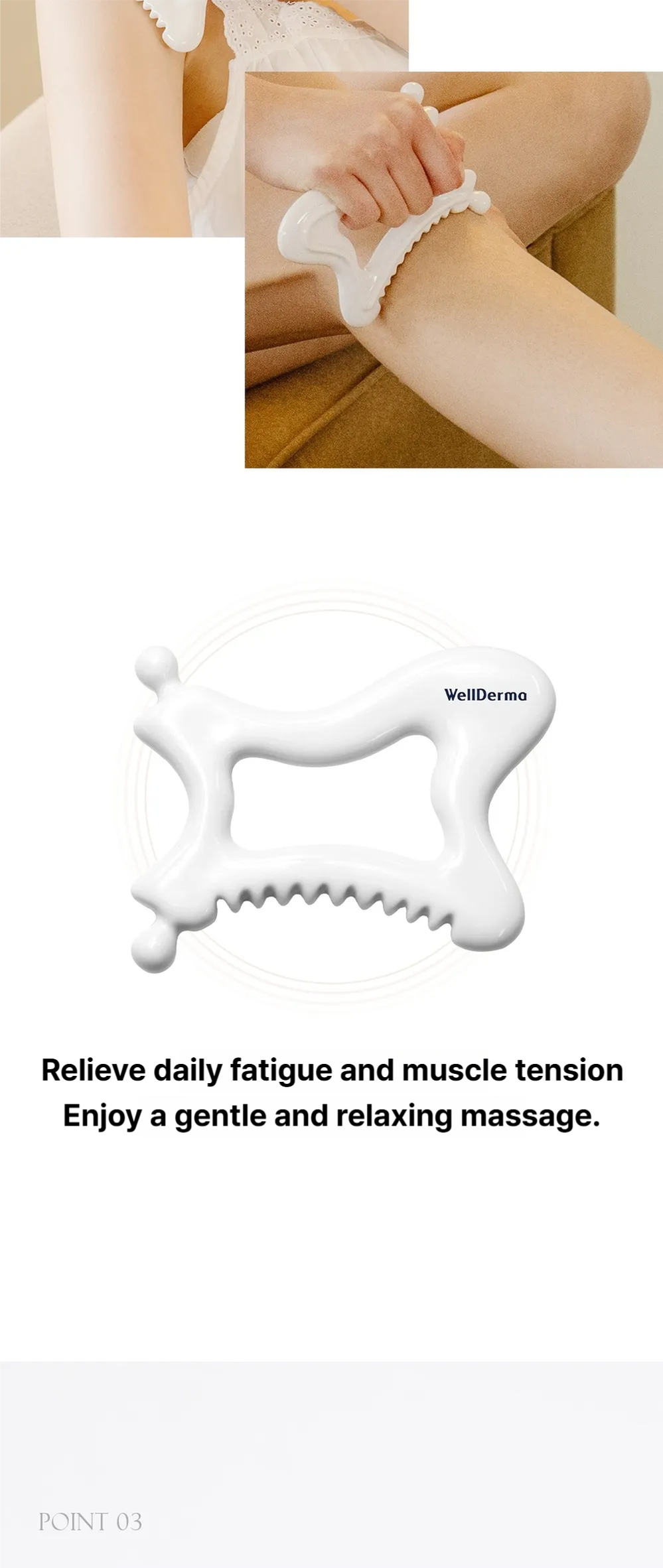 WELLDERMA Face & Body Ceramic GuaSha