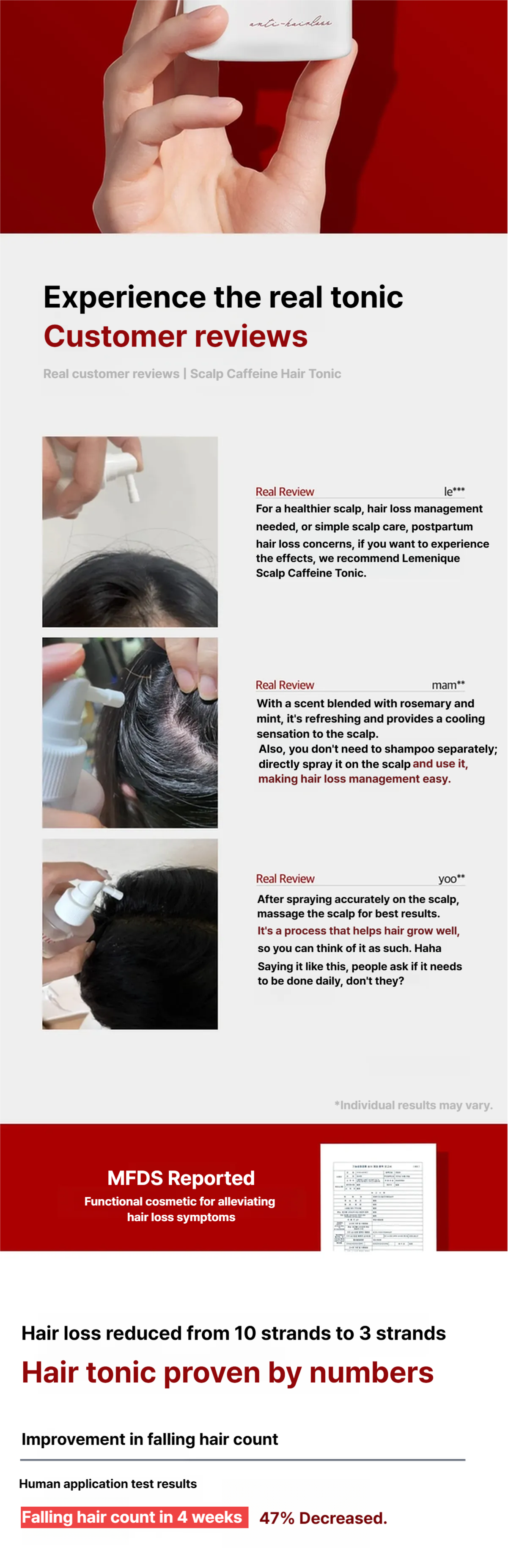 Scalp Caffeine Hair Tonic