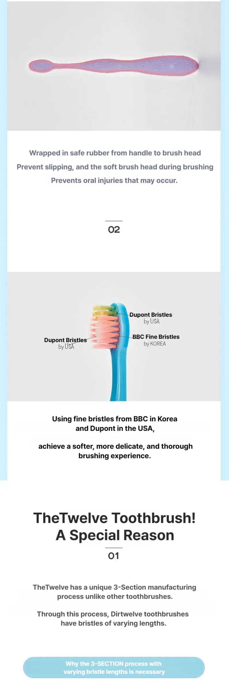 Thetwelve Step3 Kids toothbrush 12P pastel