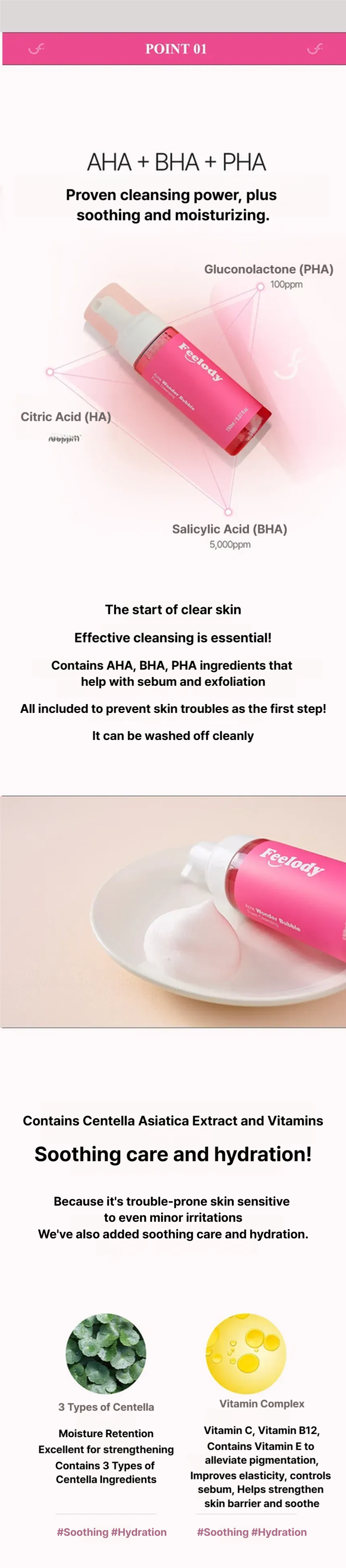Feelody Acne Wonder Bubble Foam Cleansing 150ml