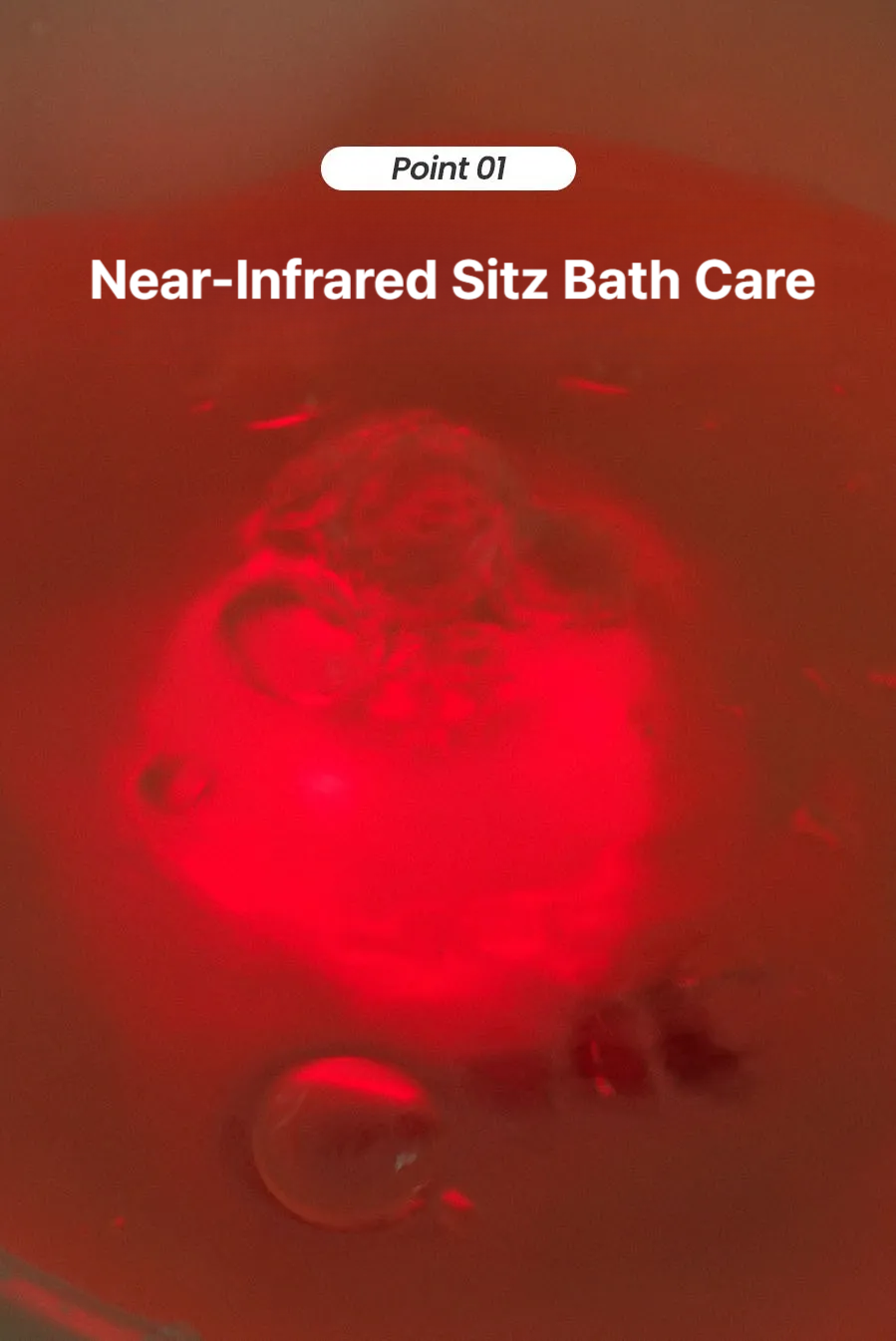 LIVL LED infrared Bubble Seat Bath