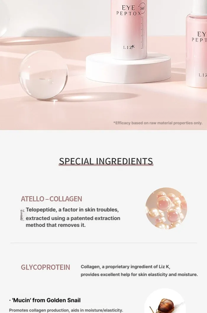 Liz K Eye Peptox 360º Eye Cream, 2 pieces