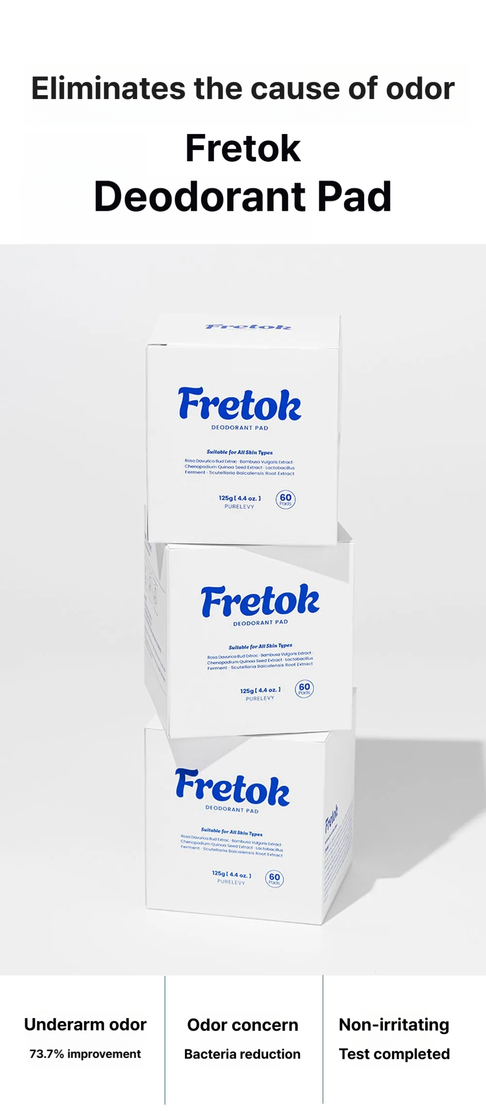 Fretok deodorant pad
