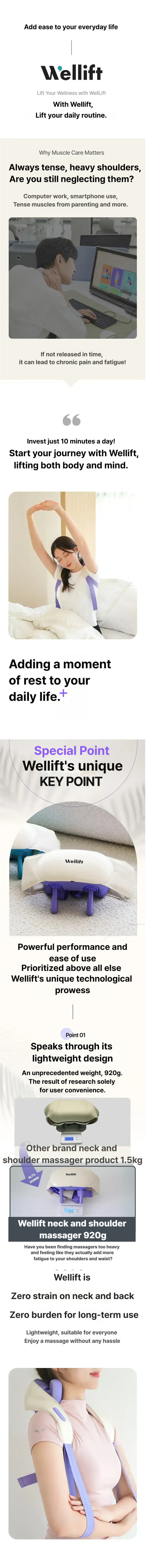 WELLIFT Neck and shoulder massager