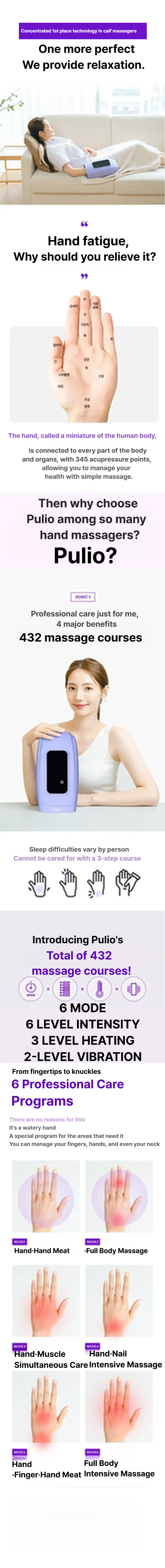 Pulio hand massager