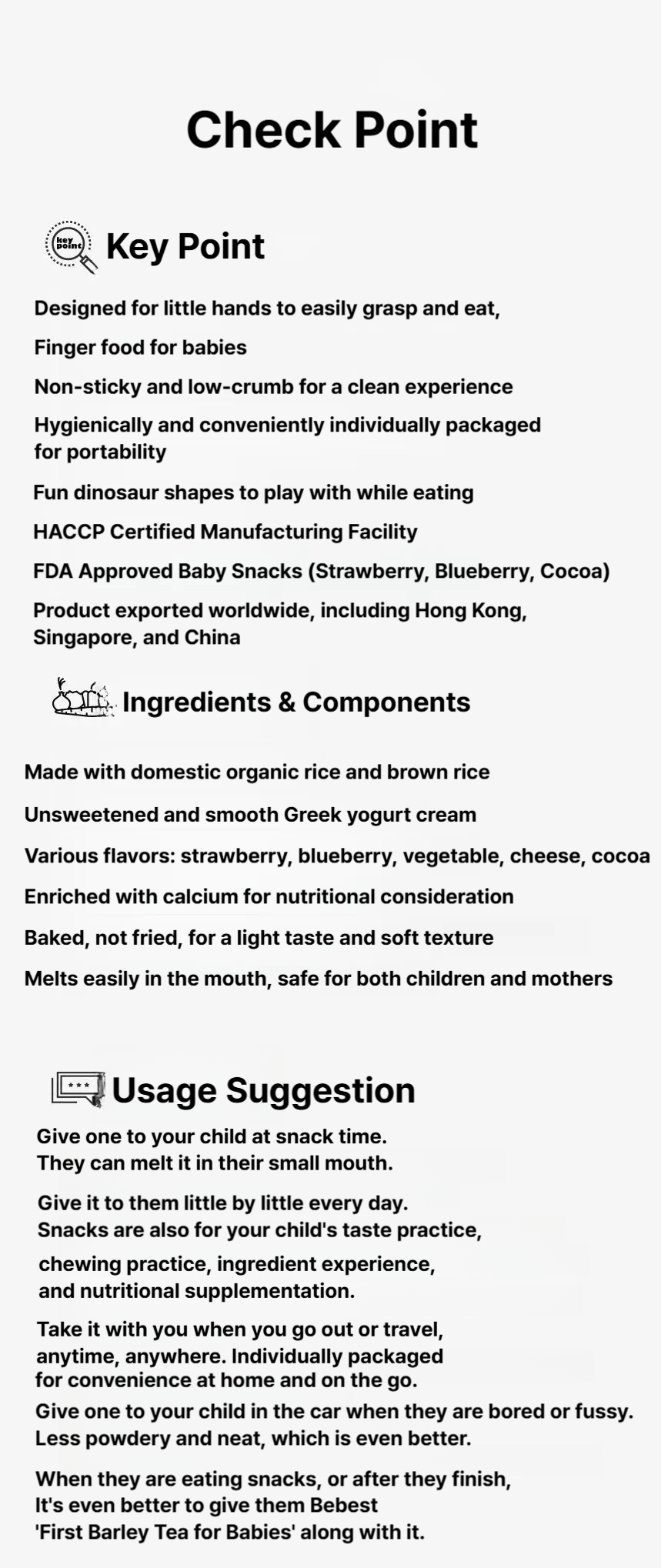 BeBest Kids Churros Cheese