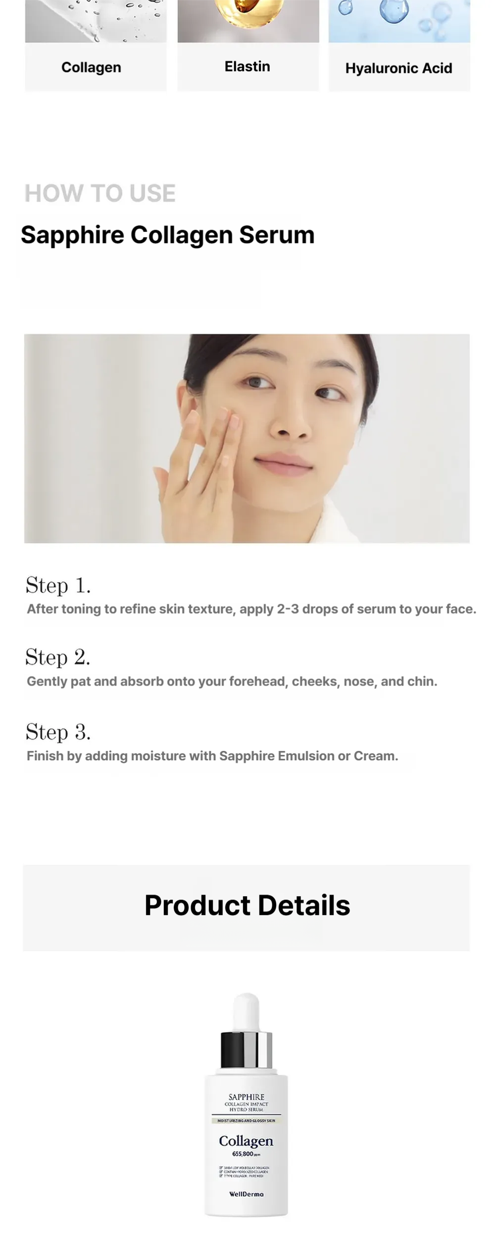Wellderma Collagen Beauty Care Serum & Roller Set
