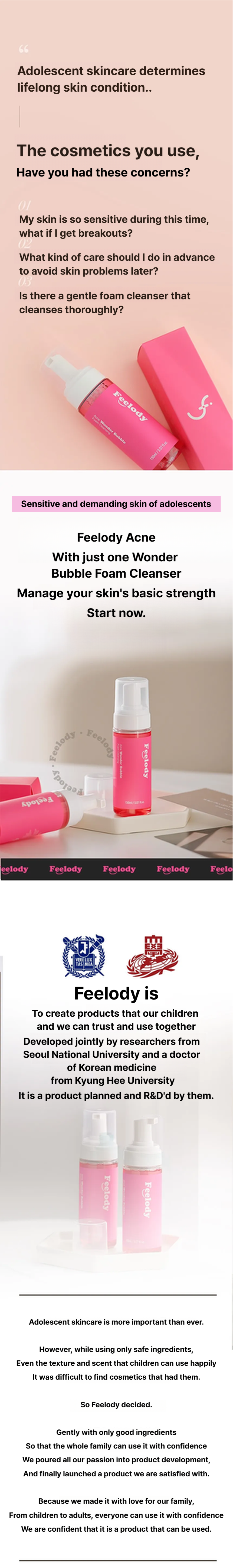 Feelody Acne Wonder Bubble Foam Cleansing 150ml