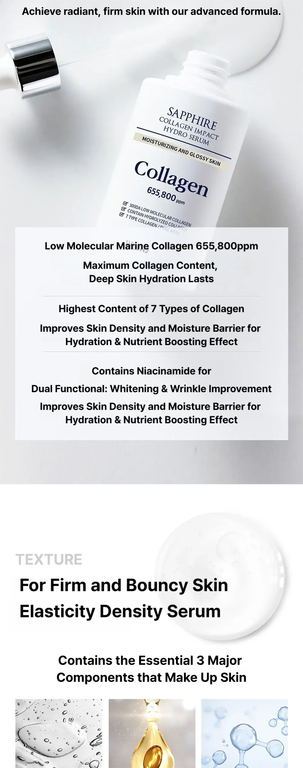 Wellderma Collagen Beauty Care Serum & Roller Set