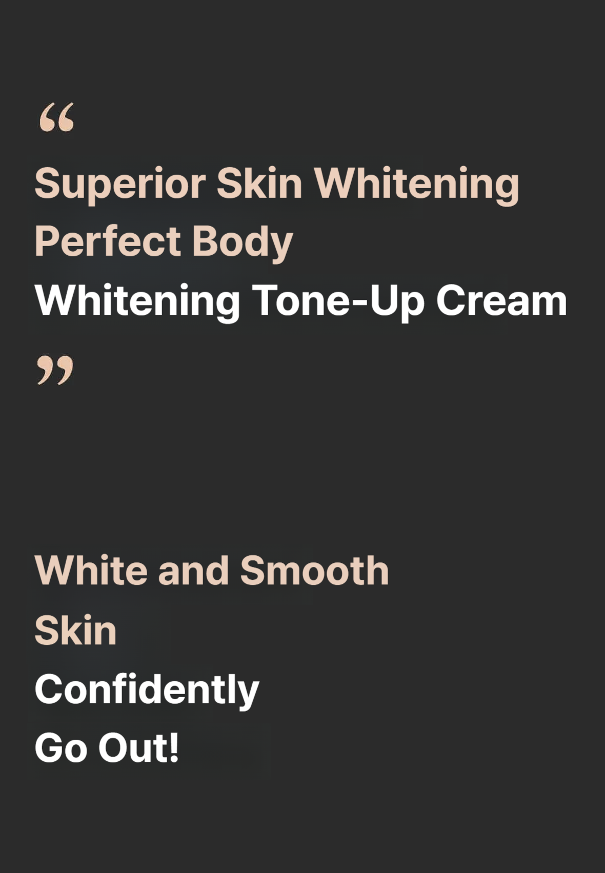 BODIANCE Perfect Boby Whitening Tone Up Cream 300ml