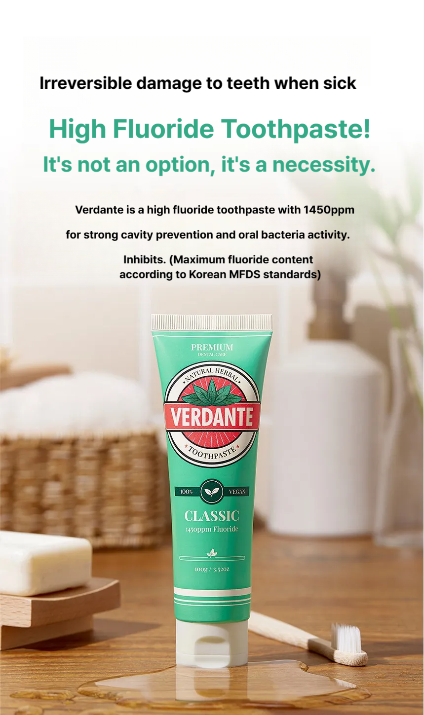 Verdante Classic Dental Care Toothpaste 1pcs