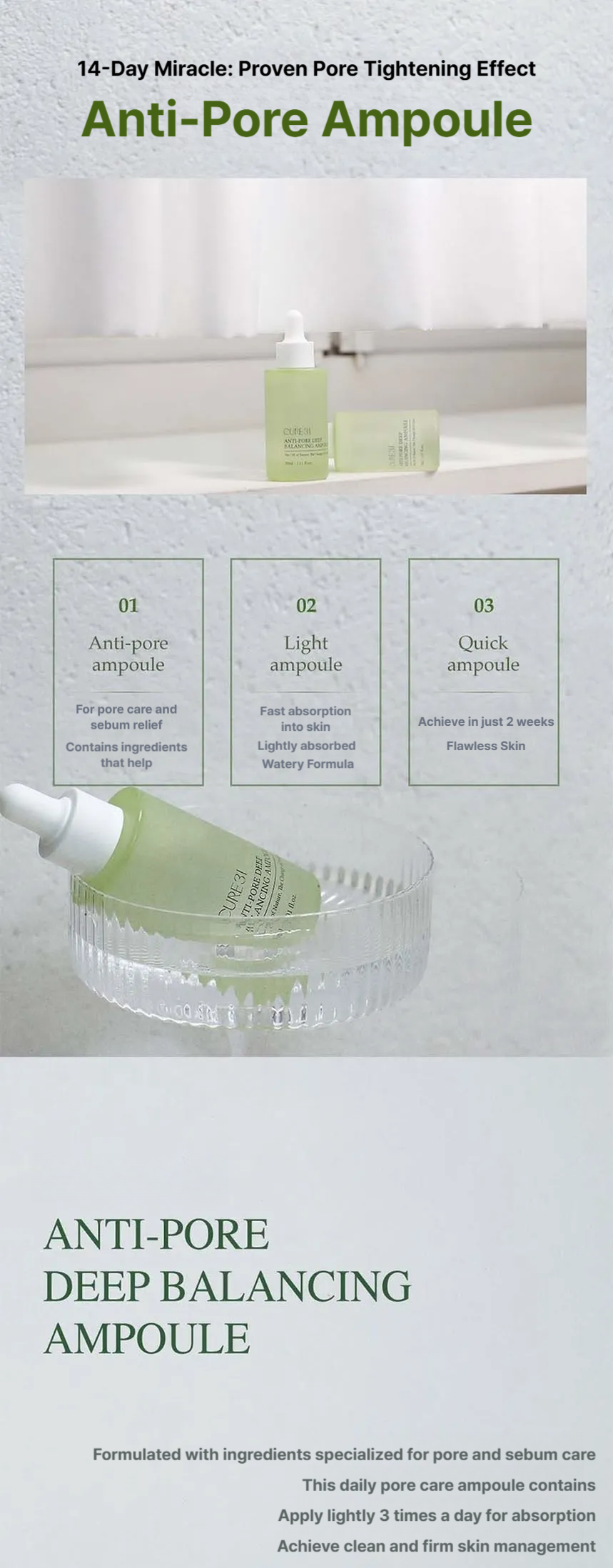 Anti-Pore Elasticity Ampoule 30ml