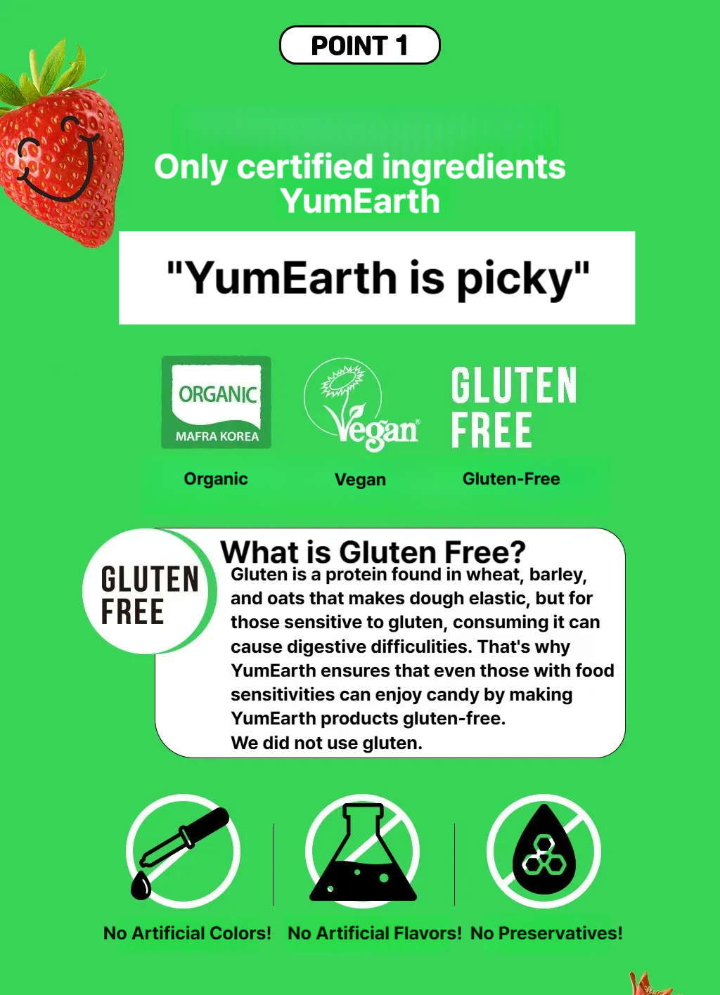 Yumearth Organic Worms Pouch 59.4g