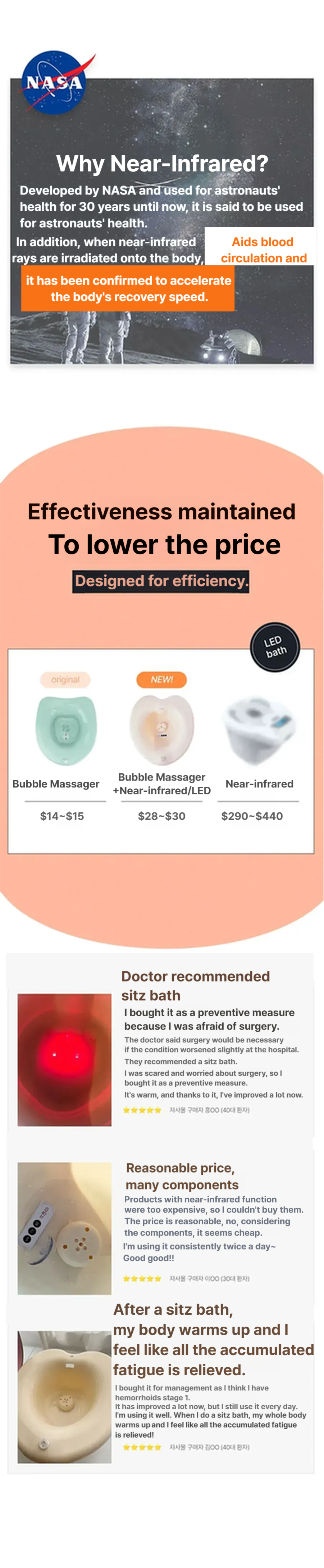 LIVL LED infrared Bubble Seat Bath
