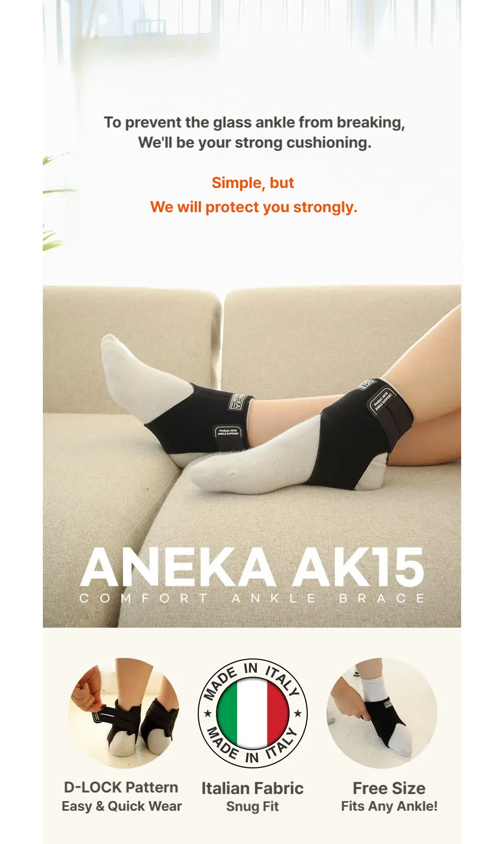 Anneka AK15 ankle brace