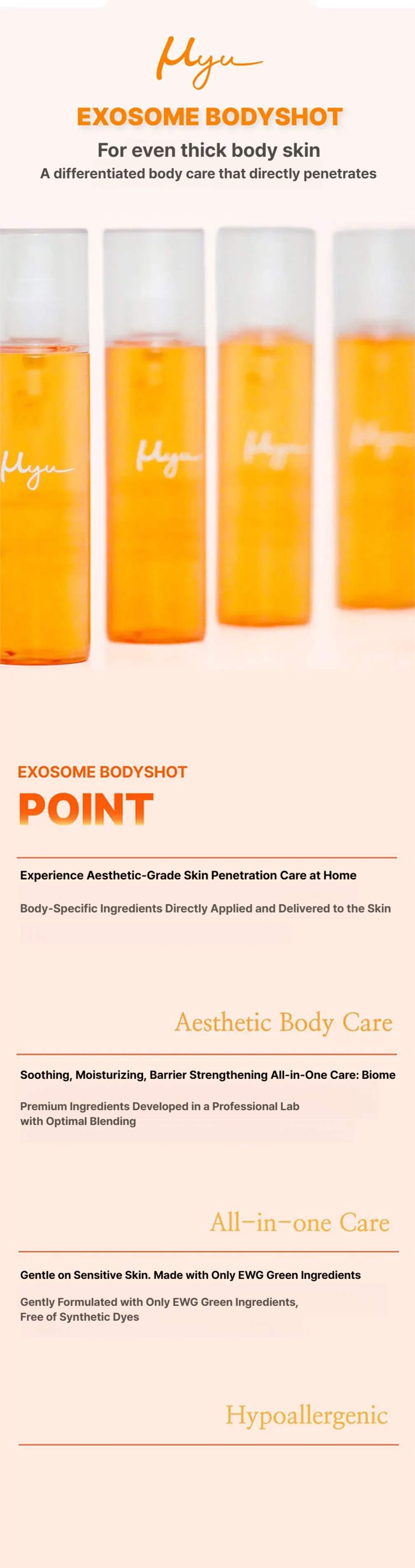 The Mew Lab Exosome Body Shot Mist 150 ml