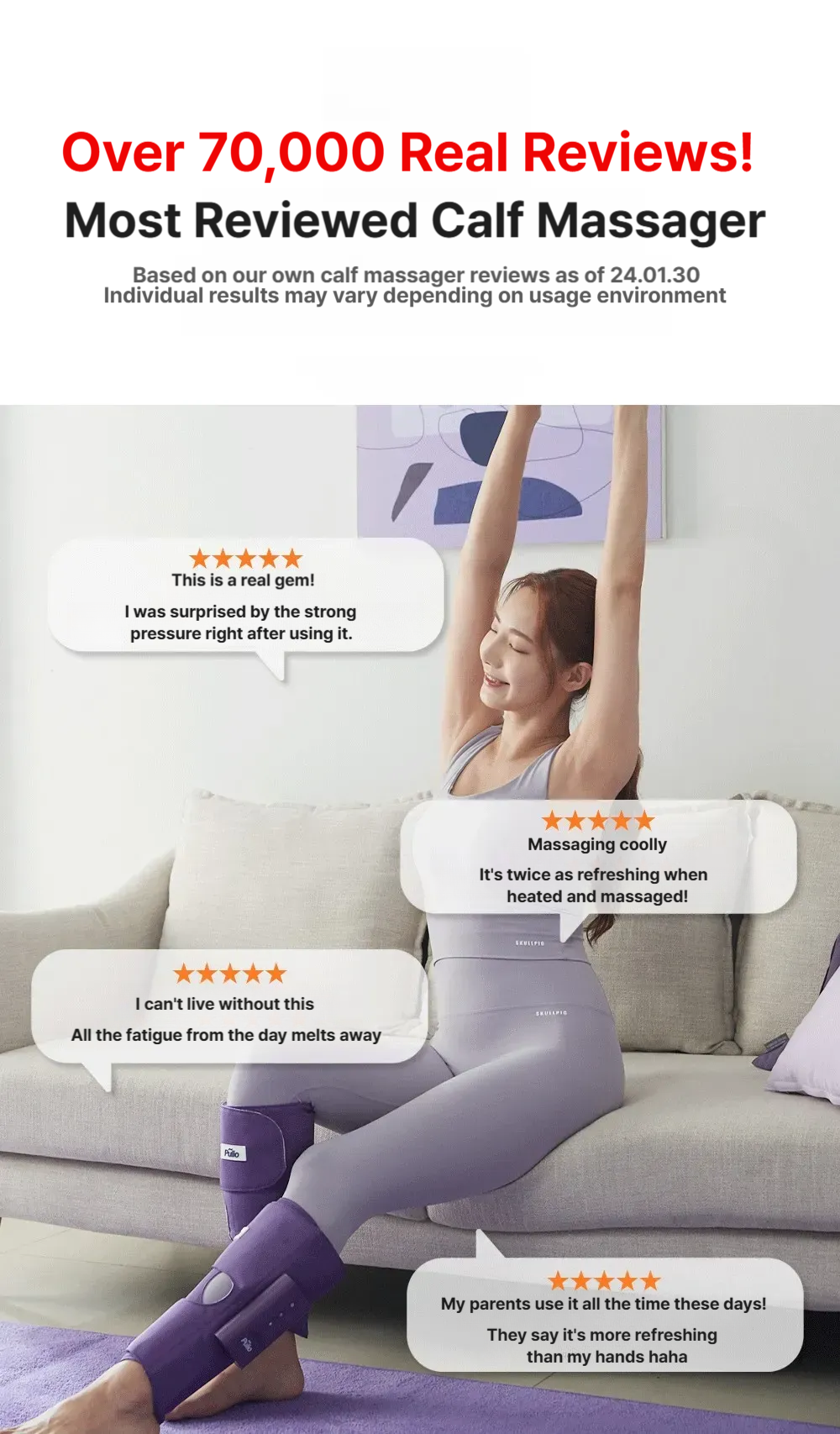Pulio calf massager