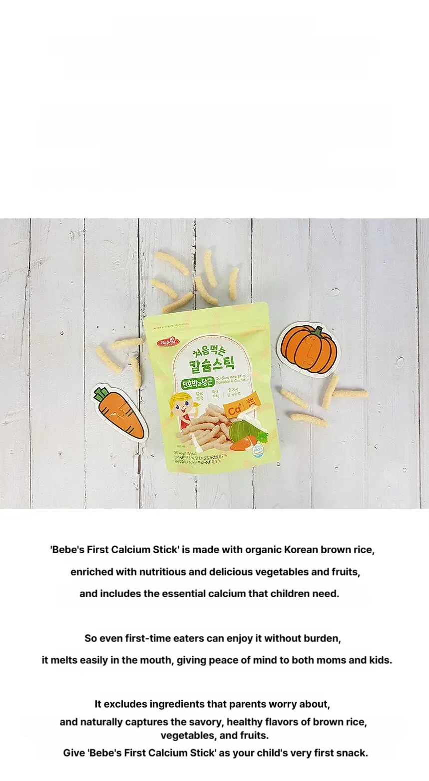 BeBest Calcium Rice Stick Pumpkin & Carrot