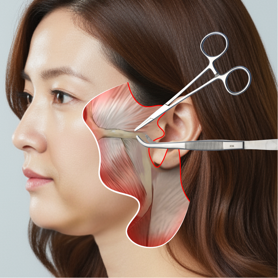 안면거상 재수술 수술방법 02