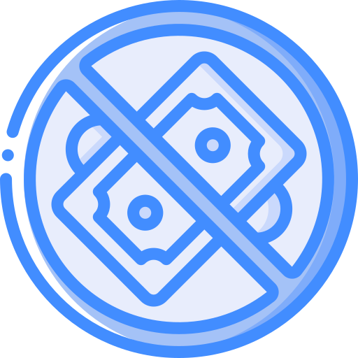 수수 금지 아이콘