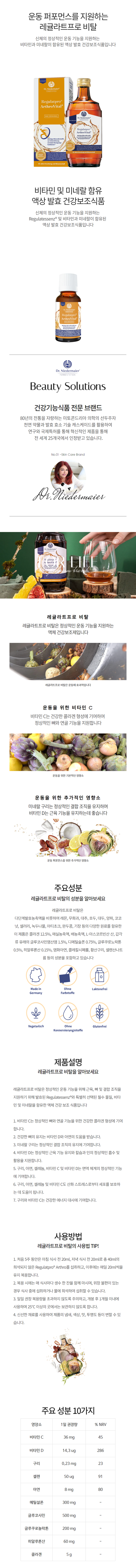 <해외배송> 닥터니더마이어 레귤라트프로® 아트로 비타 350ml