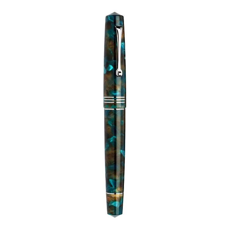Palladium trim Momento Zero Pausilya fountain pen