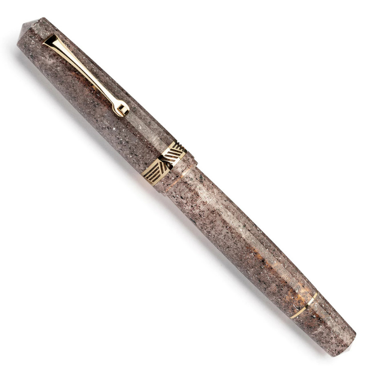 Yellow gold trim Momento Magico Sea Sand fountain pen