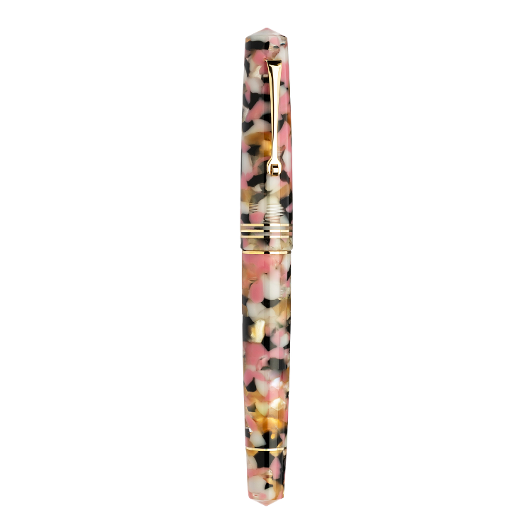 Yellow gold trim Momento Zero Corricella fountain pen