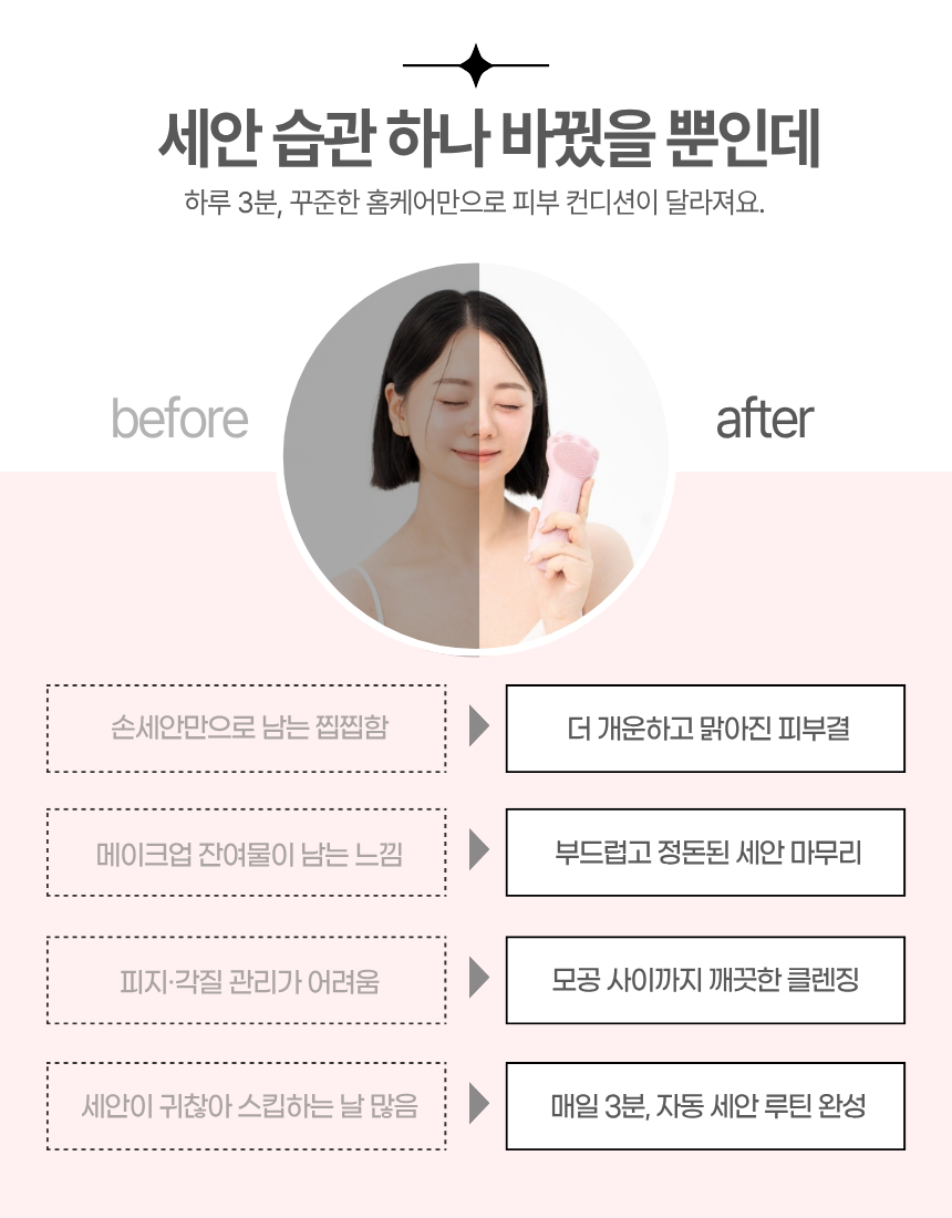 뷰로 루비미 진동클렌저 (컬러 4종)