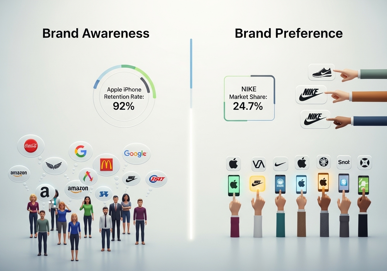 2) 브랜드 선호도: 경쟁사가 아니라 우리를 선택하는 이유