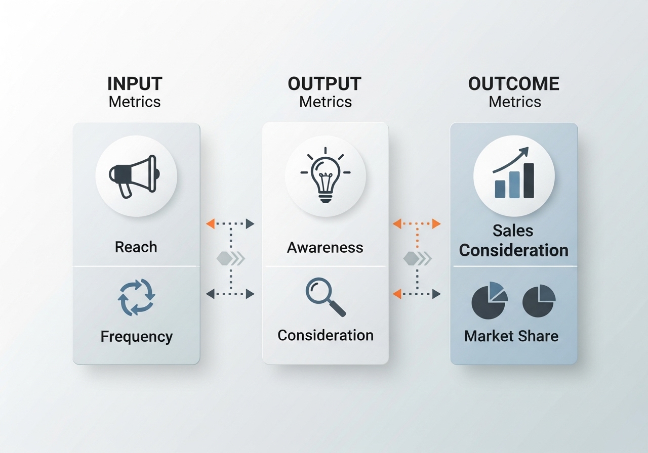 NPUT-OUTPUT-OUTCOME의 개념으로 지표를 구조적으로 바라보는 방법