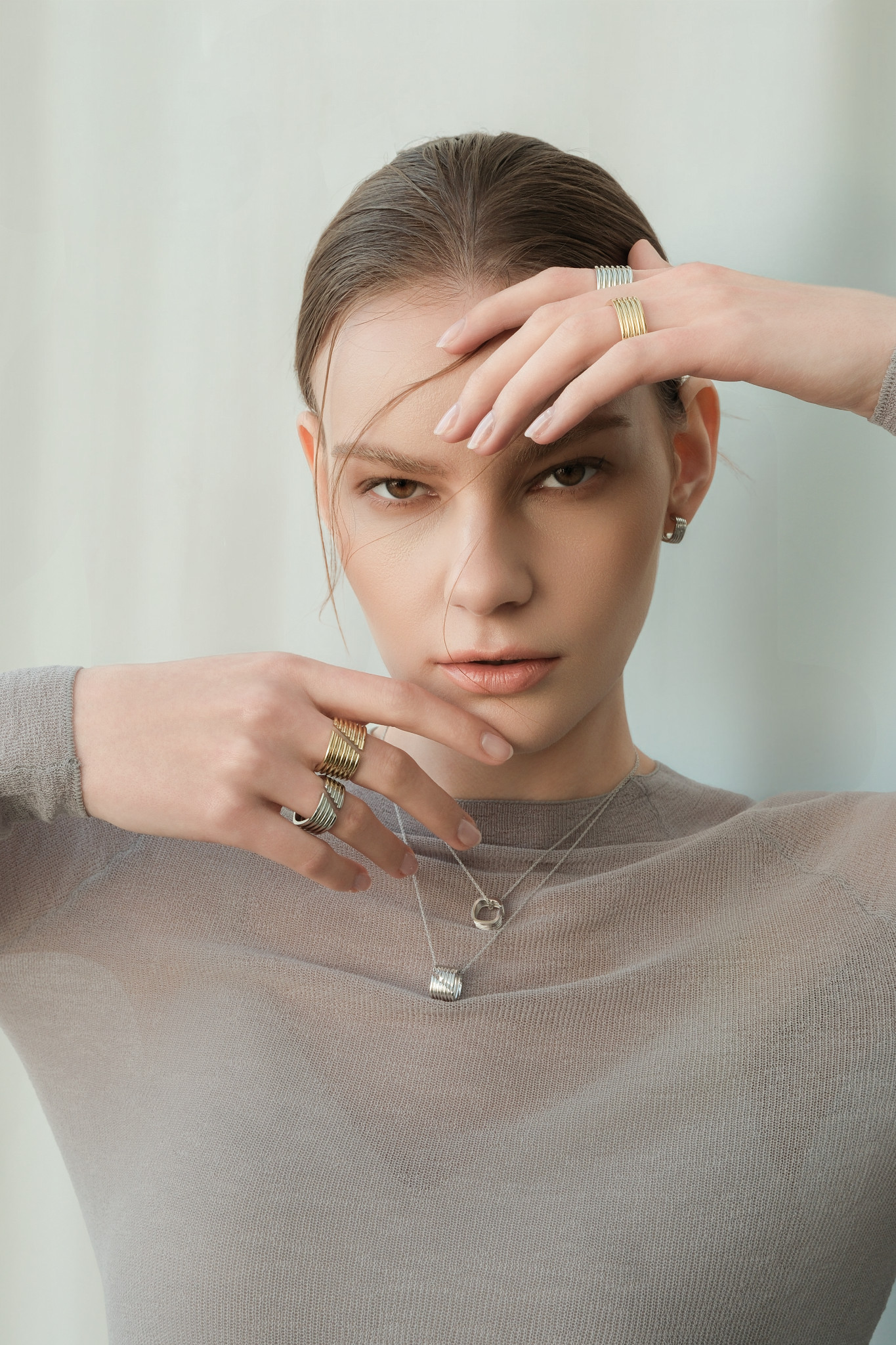 Linear 05 Open Ring (Silver)
