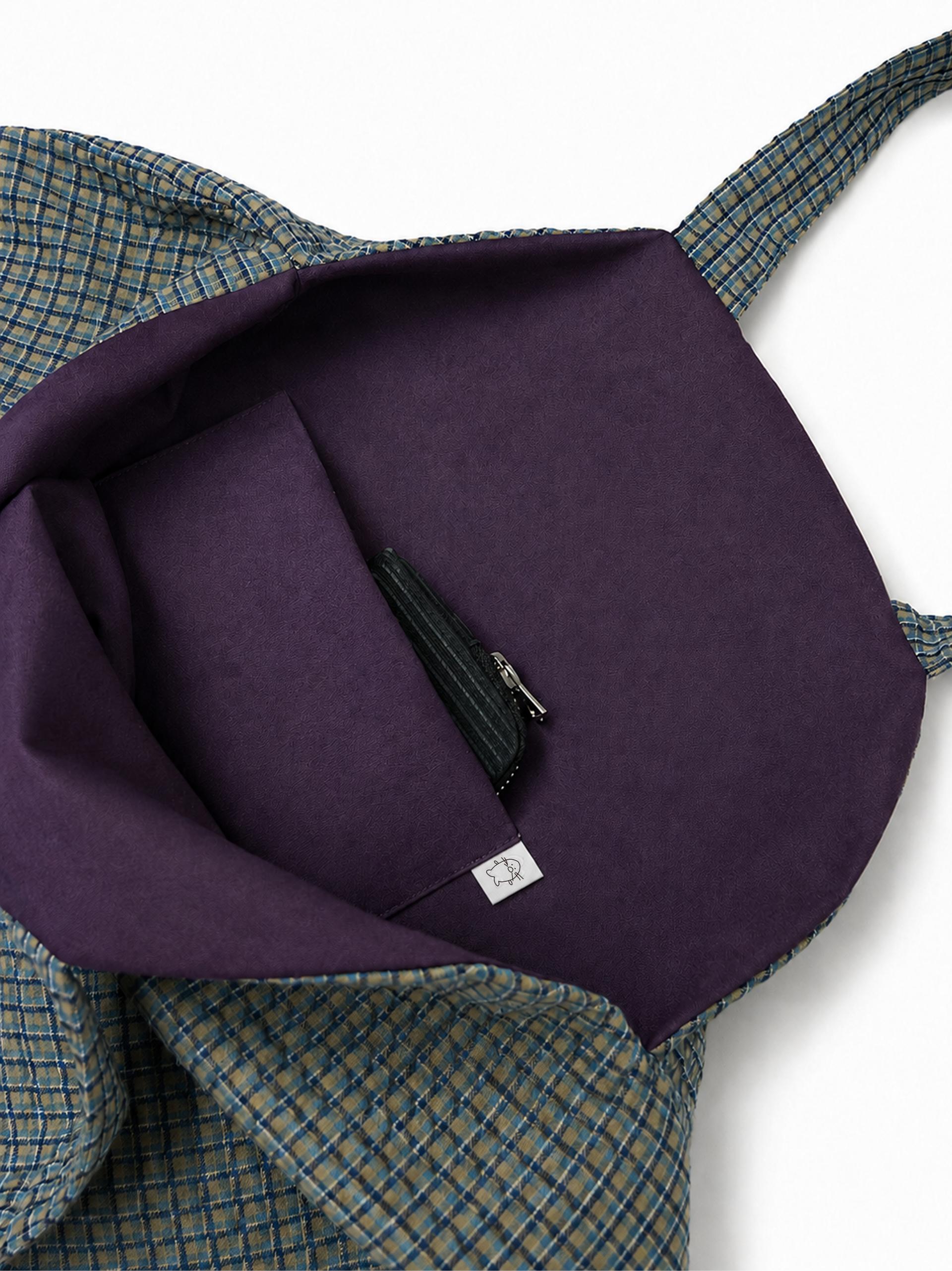 Yagum Bag - Moss Check